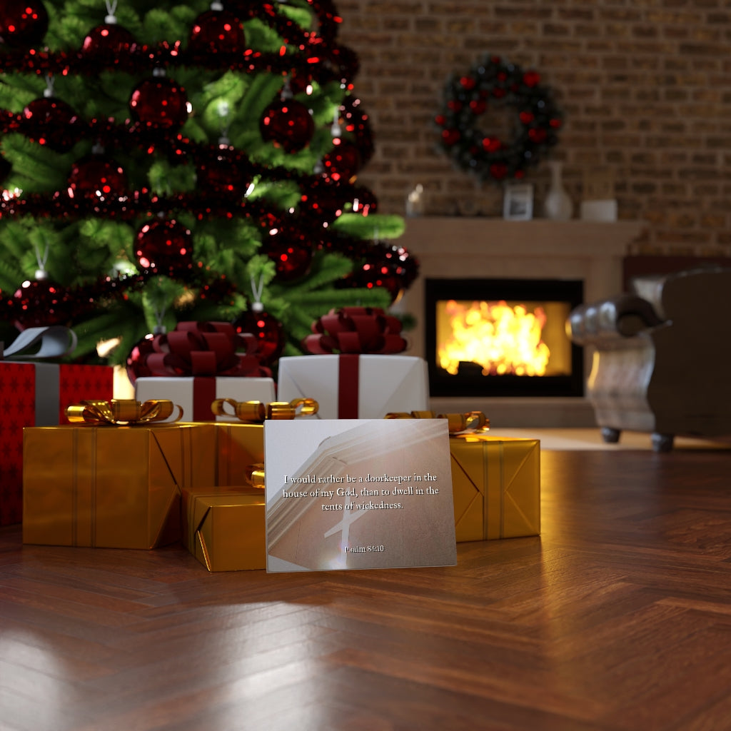 Scripture Walls House Of My God Psalms 84:10 Bible Verse Canvas Christian Wall Art Ready to Hang Unframed-Express Your Love Gifts