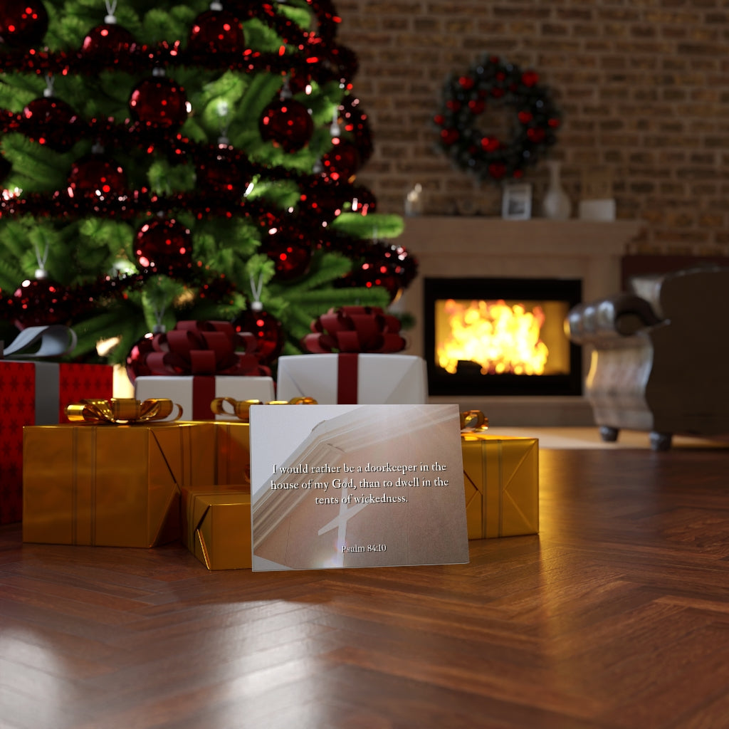 Scripture Walls House Of My God Psalms 84:10 Bible Verse Canvas Christian Wall Art Ready to Hang Unframed-Express Your Love Gifts