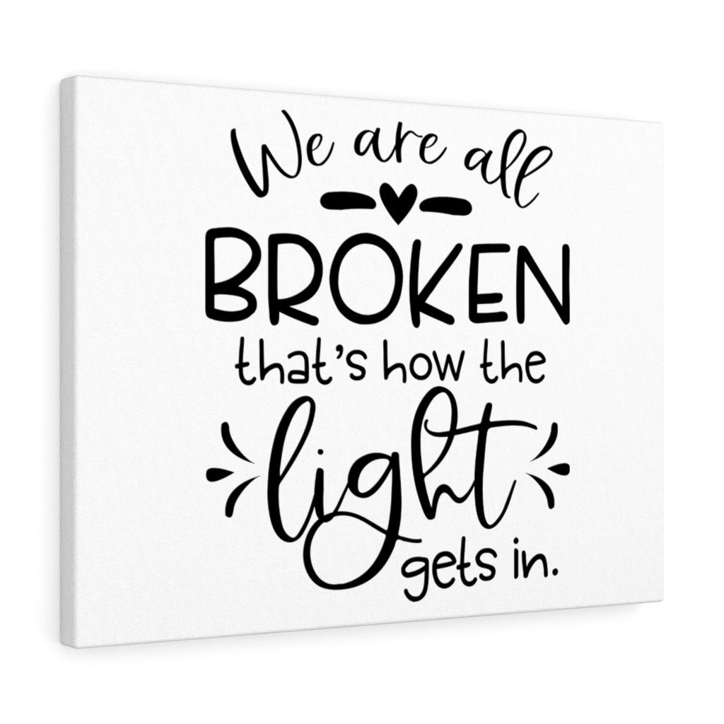 Scripture Walls How The Light Gets In Bible Verse Canvas Christian Wall Art Ready to Hang Unframed-Express Your Love Gifts