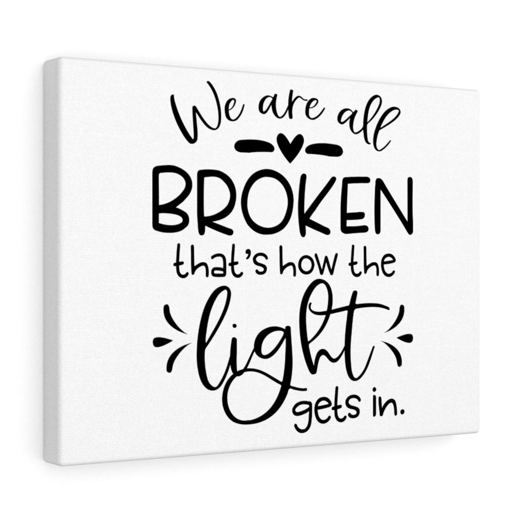 Scripture Walls How The Light Gets In Bible Verse Canvas Christian Wall Art Ready to Hang Unframed-Express Your Love Gifts
