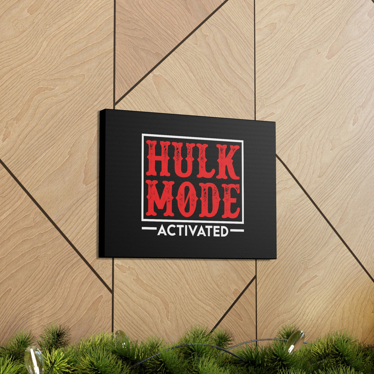 Scripture Walls Hulk Mode Activated Luke 1:37 Christian Wall Art Bible Verse Print Ready to Hang Unframed-Express Your Love Gifts