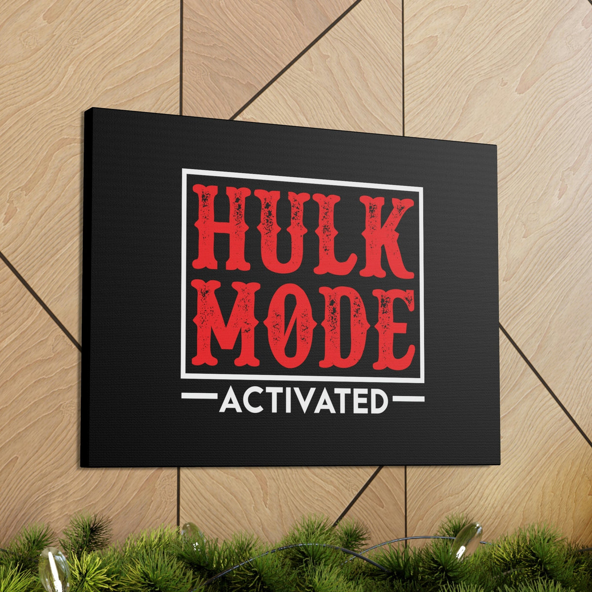 Scripture Walls Hulk Mode Activated Luke 1:37 Christian Wall Art Bible Verse Print Ready to Hang Unframed-Express Your Love Gifts