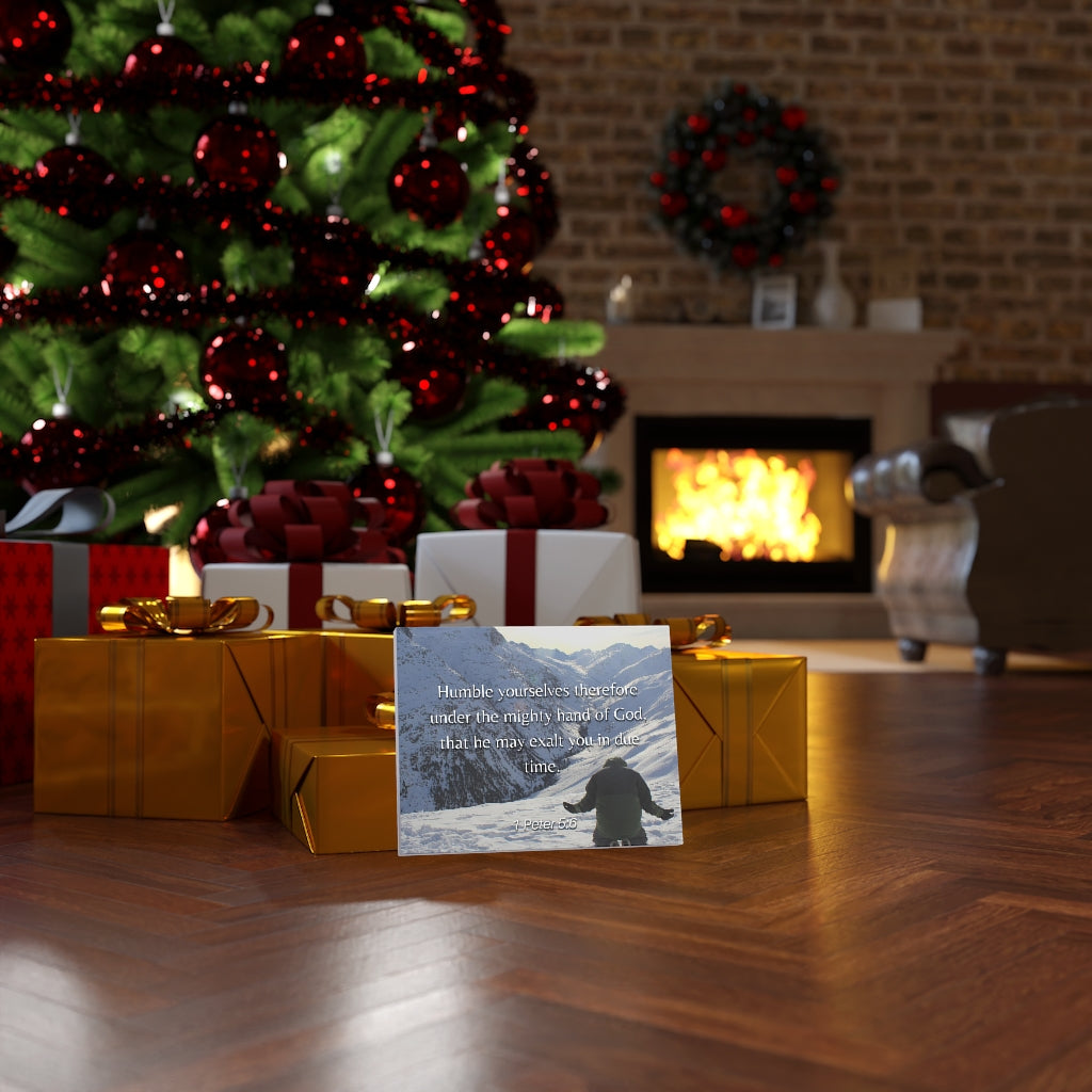 Scripture Walls Humble Yourselves 1 Peter 5:6 Bible Verse Canvas Christian Wall Art Ready to Hang Unframed-Express Your Love Gifts