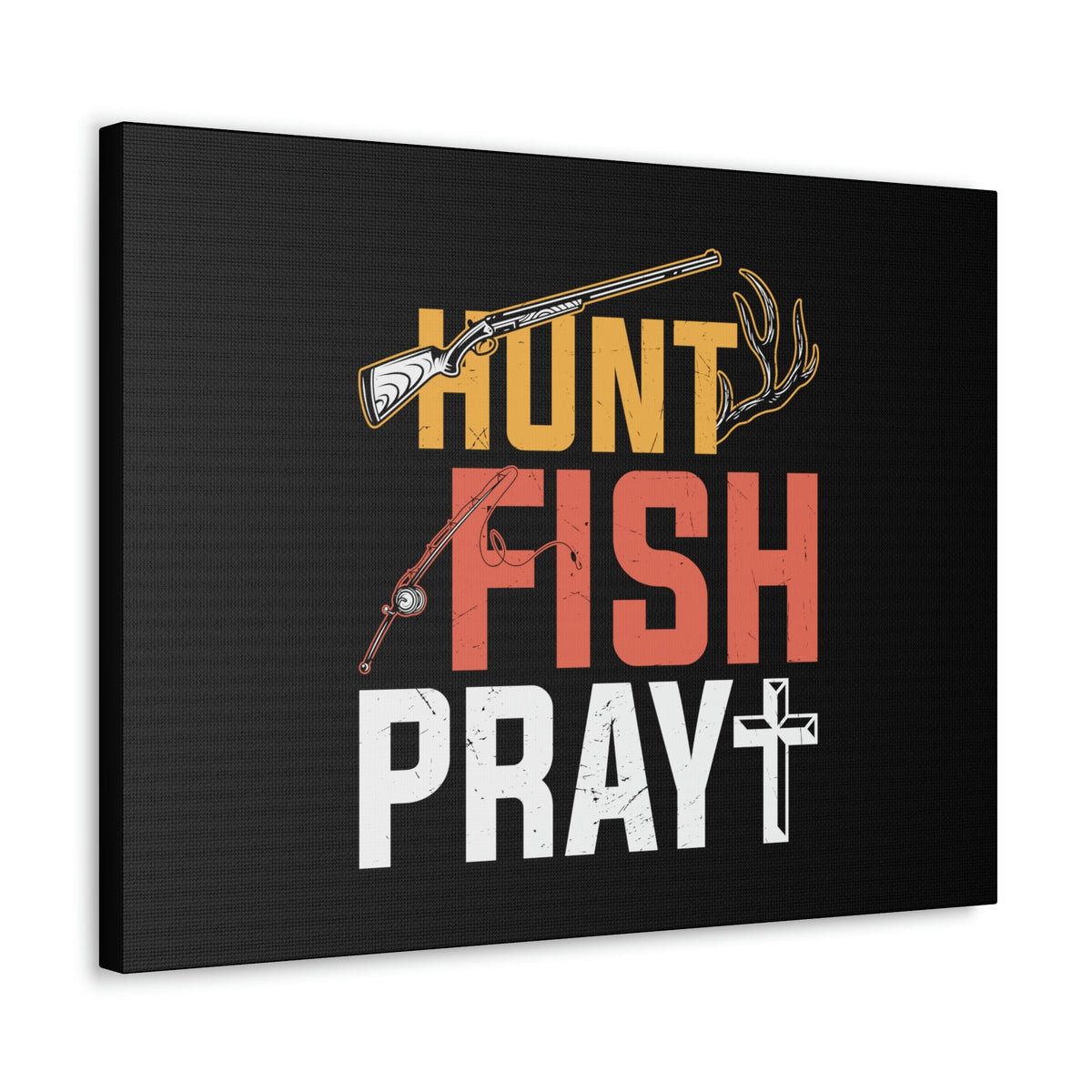 Scripture Walls Hunt, Fish, Pray Jeremiah 16:16 Christian Wall Art Bible Verse Print Ready to Hang Unframed-Express Your Love Gifts