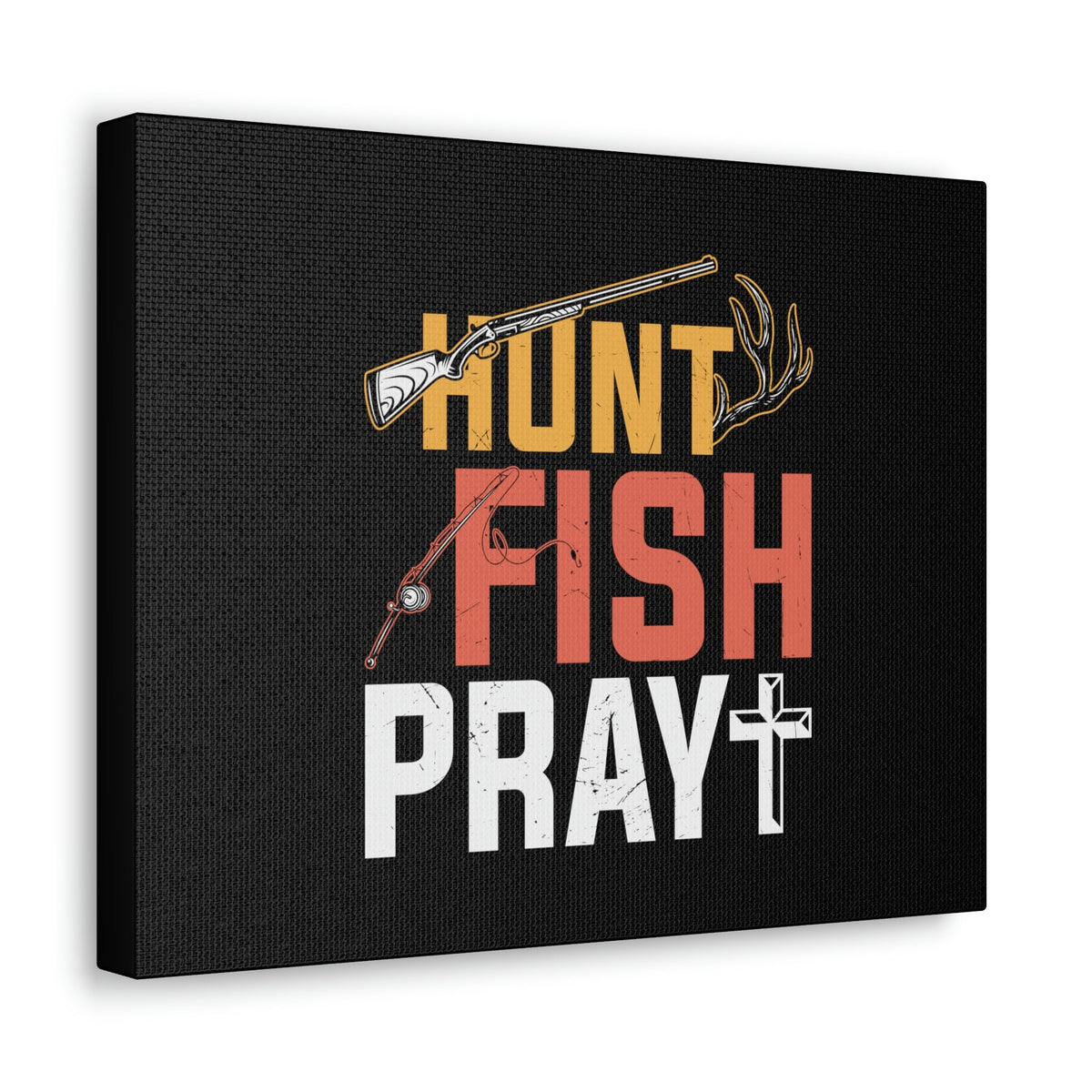 Scripture Walls Hunt, Fish, Pray Jeremiah 16:16 Christian Wall Art Bible Verse Print Ready to Hang Unframed-Express Your Love Gifts