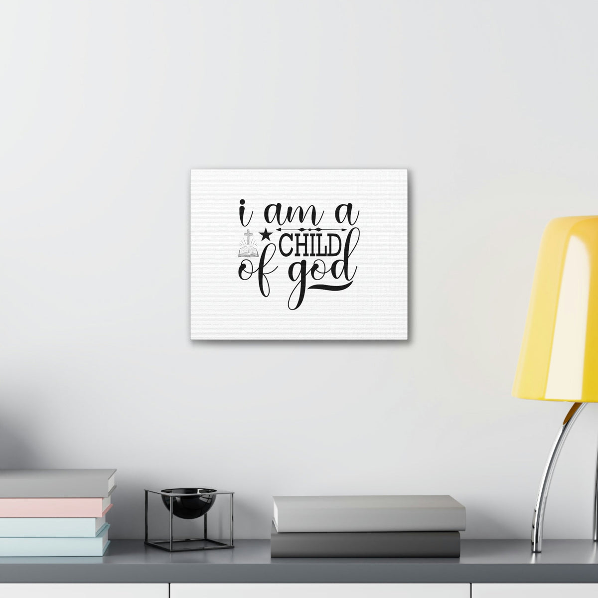 Scripture Walls I Am A Child Of God John 1:12 Christian Wall Art Bible Verse Print Ready to Hang Unframed-Express Your Love Gifts