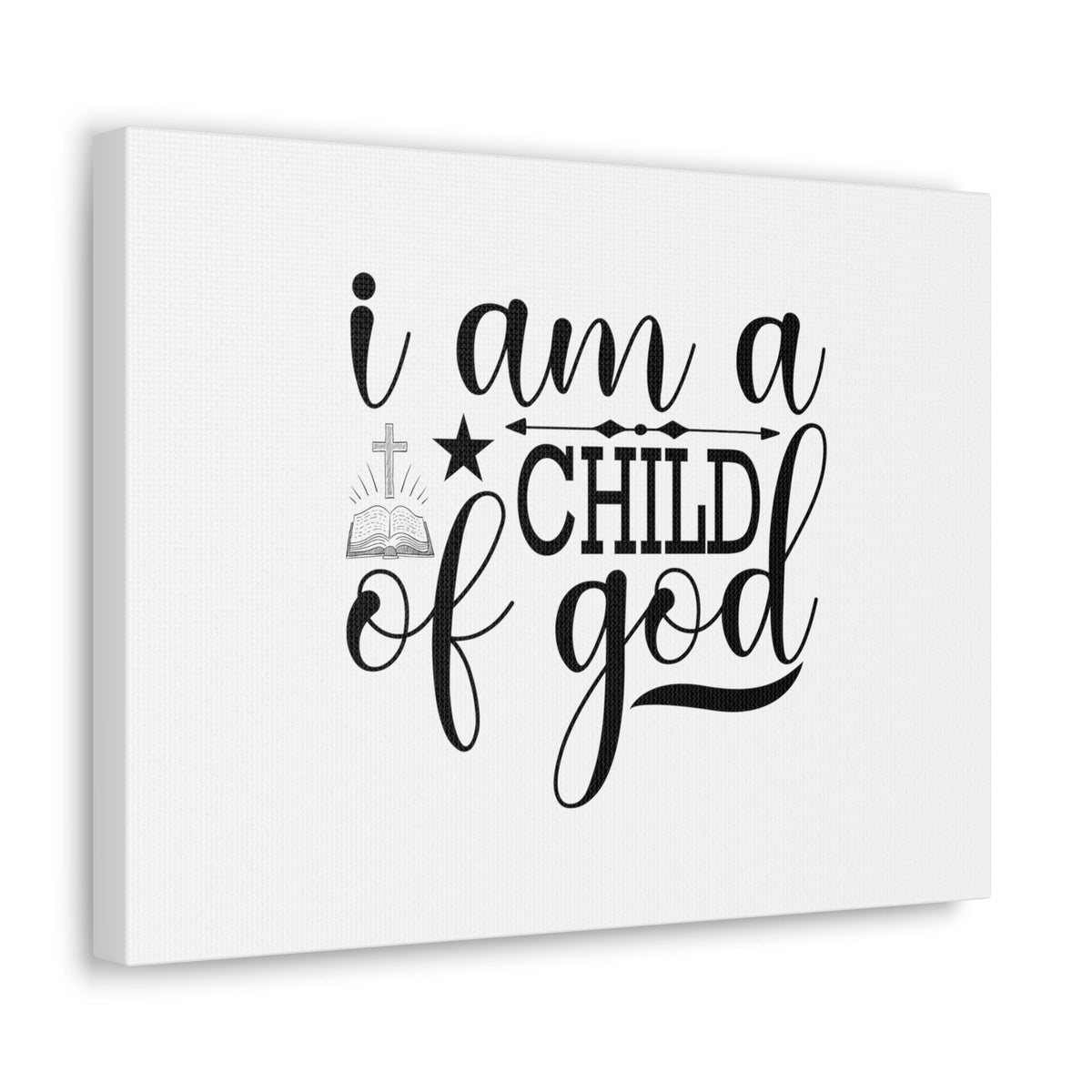 Scripture Walls I Am A Child Of God John 1:12 Christian Wall Art Bible Verse Print Ready to Hang Unframed-Express Your Love Gifts