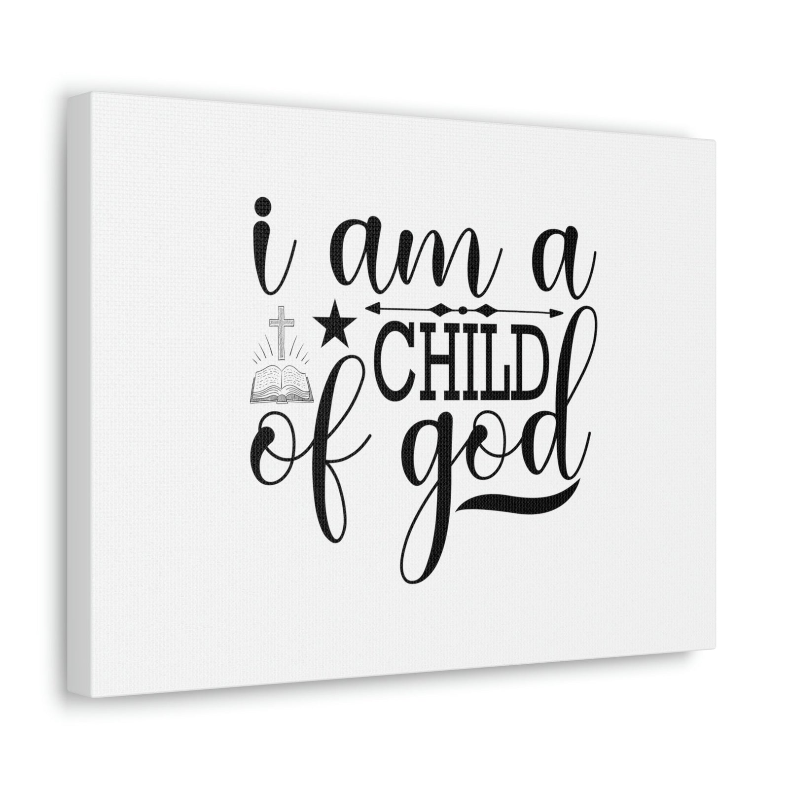 Scripture Walls I Am A Child Of God John 1:12 Christian Wall Art Bible Verse Print Ready to Hang Unframed-Express Your Love Gifts