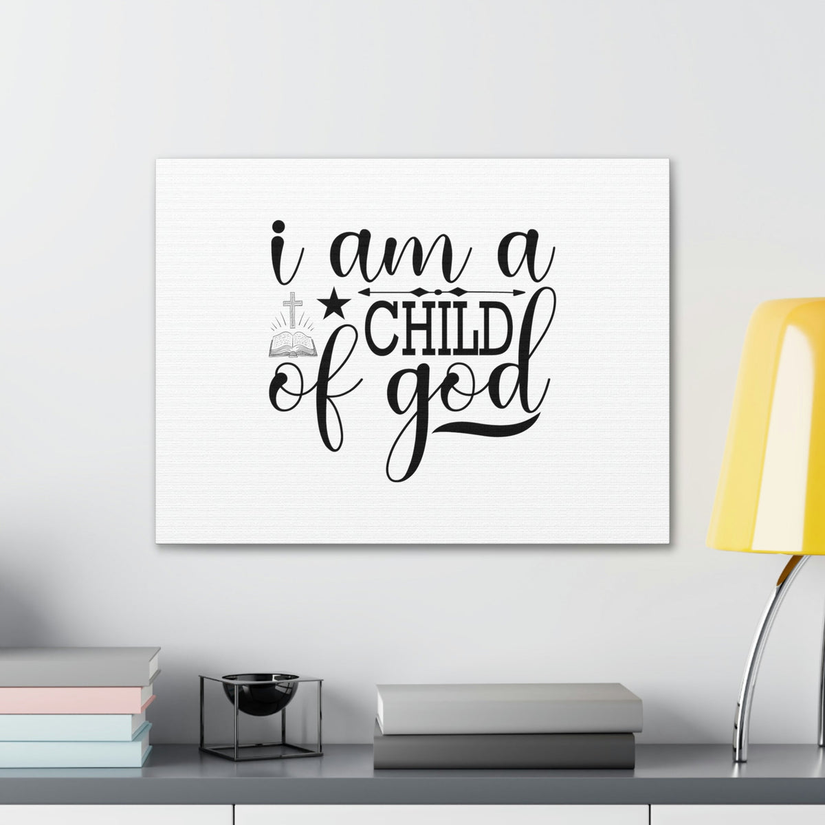Scripture Walls I Am A Child Of God John 1:12 Christian Wall Art Bible Verse Print Ready to Hang Unframed-Express Your Love Gifts