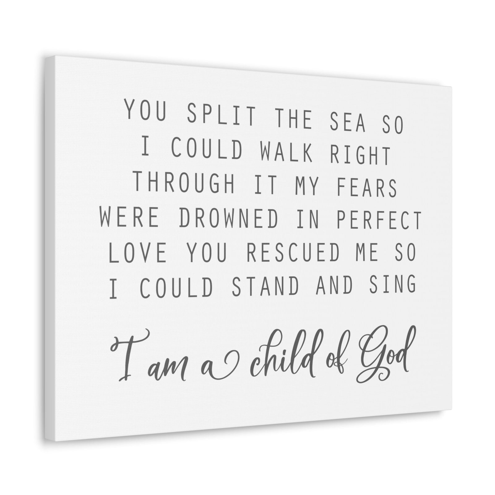 Scripture Walls I Am A Child Of God Romans 8:14 Christian Wall Art Bible Verse Print Ready to Hang Unframed-Express Your Love Gifts