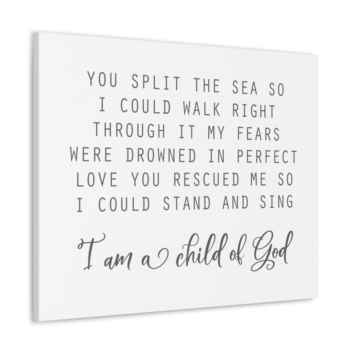 Scripture Walls I Am A Child Of God Romans 8:14 Christian Wall Art Bible Verse Print Ready to Hang Unframed-Express Your Love Gifts