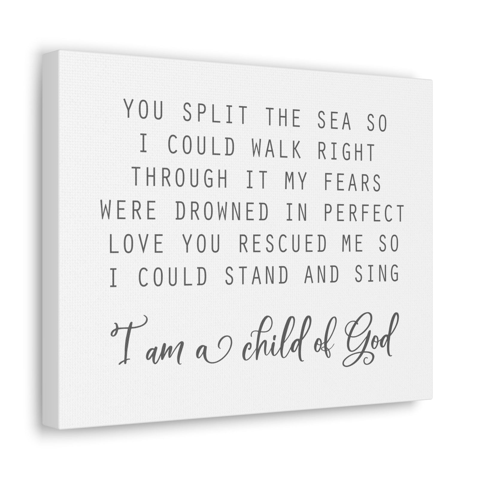 Scripture Walls I Am A Child Of God Romans 8:14 Christian Wall Art Bible Verse Print Ready to Hang Unframed-Express Your Love Gifts