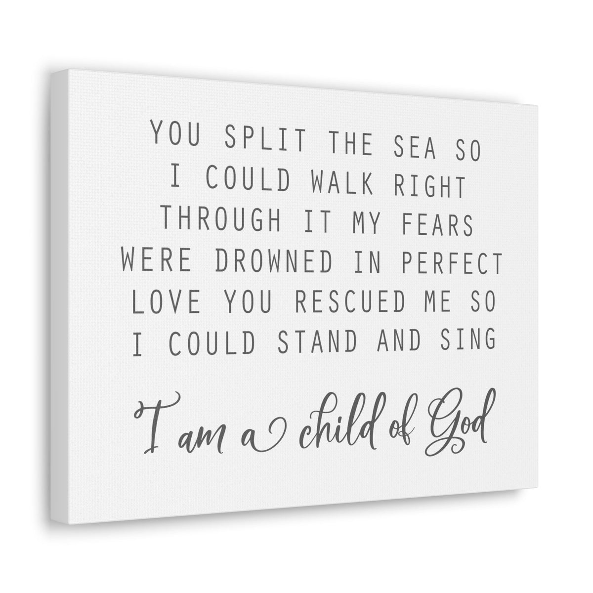 Scripture Walls I Am A Child Of God Romans 8:14 Christian Wall Art Bible Verse Print Ready to Hang Unframed-Express Your Love Gifts