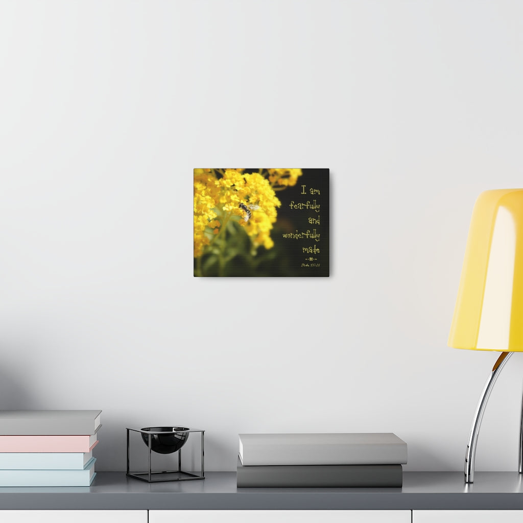 Scripture Walls I Am Fearfully Psalm 139:14 Bible Verse Canvas Christian Wall Art Ready to Hang Unframed-Express Your Love Gifts
