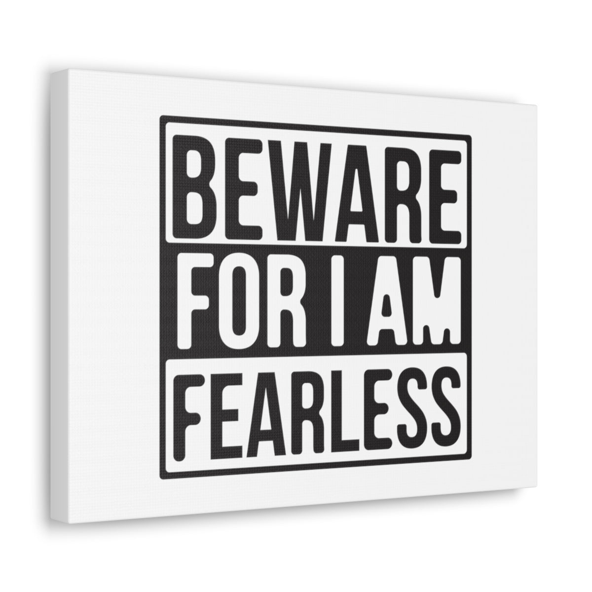 Scripture Walls I Am Fearless Jeremiah 1:8 Christian Wall Art Print Ready to Hang Unframed-Express Your Love Gifts