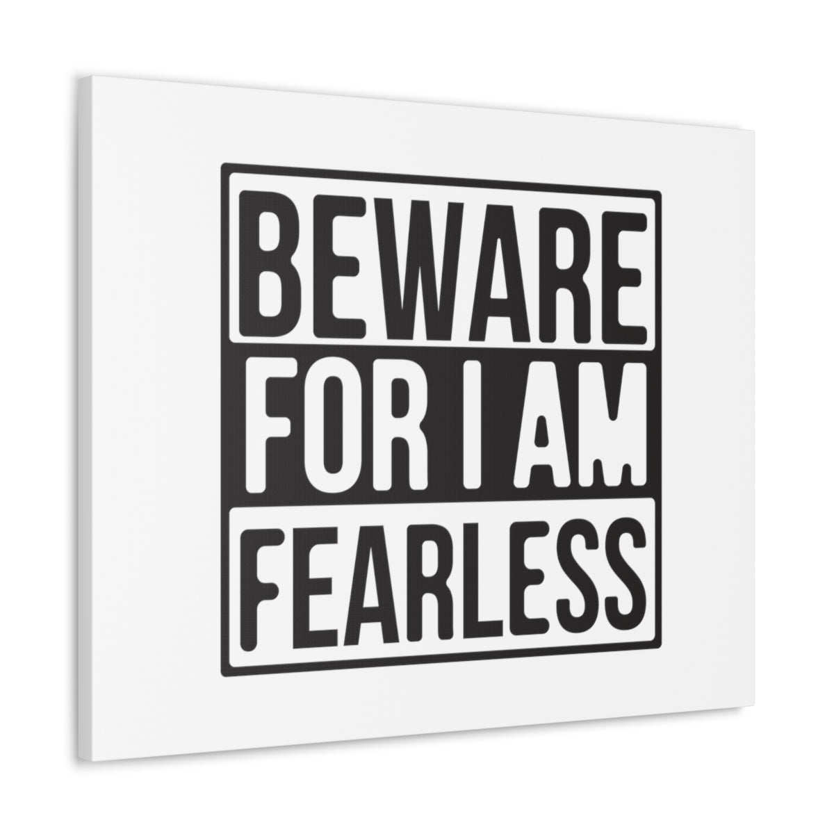 Scripture Walls I Am Fearless Jeremiah 1:8 Christian Wall Art Print Ready to Hang Unframed-Express Your Love Gifts