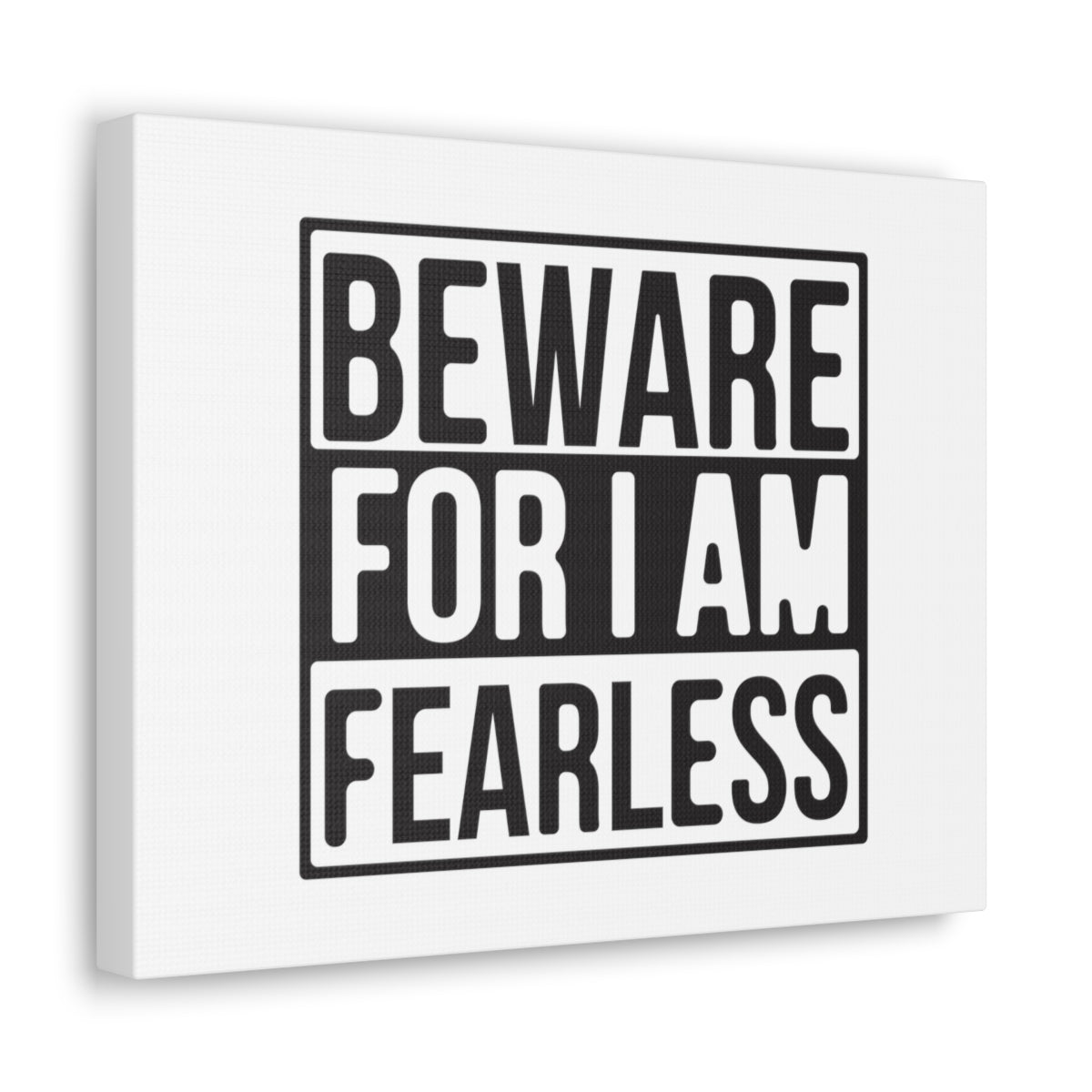 Scripture Walls I Am Fearless Jeremiah 1:8 Christian Wall Art Print Ready to Hang Unframed-Express Your Love Gifts