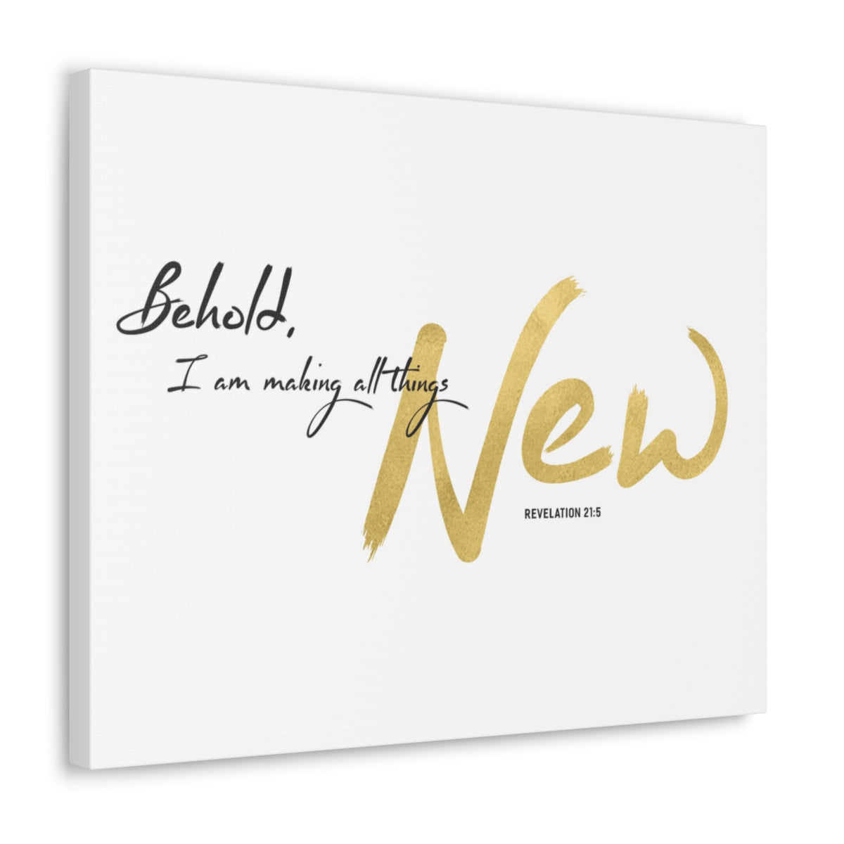 Scripture Walls I Am Making All Things New Revelation 21:5 Bible Verse Canvas Christian Wall Art Ready to Hang Unframed-Express Your Love Gifts
