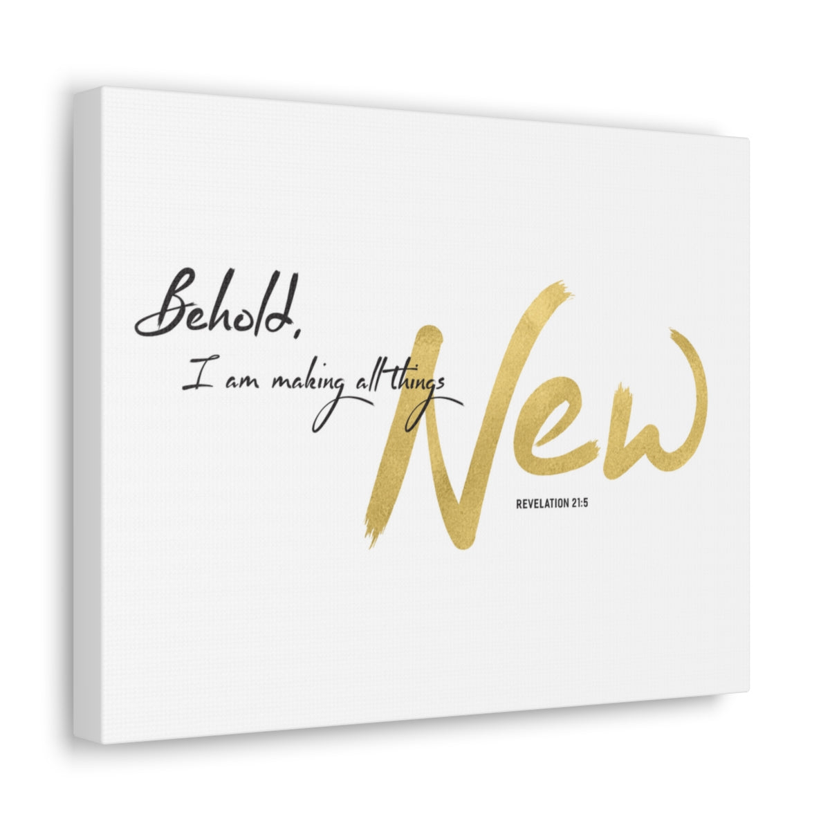 Scripture Walls I Am Making All Things New Revelation 21:5 Bible Verse Canvas Christian Wall Art Ready to Hang Unframed-Express Your Love Gifts