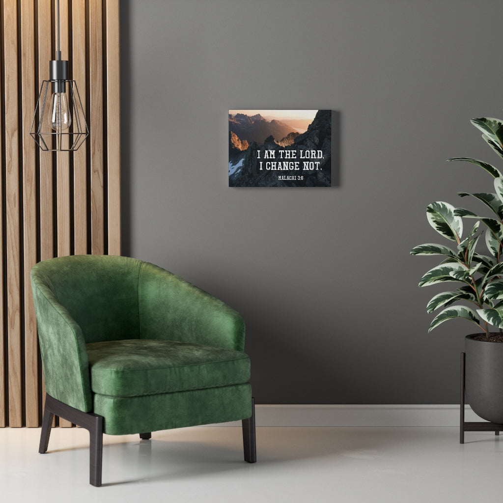 Scripture Walls I Am the Lord Malachi 3:6 Wall Art Christian Home Decor Unframed-Express Your Love Gifts