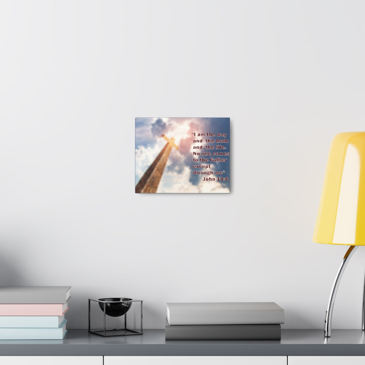 Scripture Walls I Am The Way John 14:6 Bible Verse Canvas Christian Wall Art Bible Verse Print Ready To Hang Unframed-Express Your Love Gifts