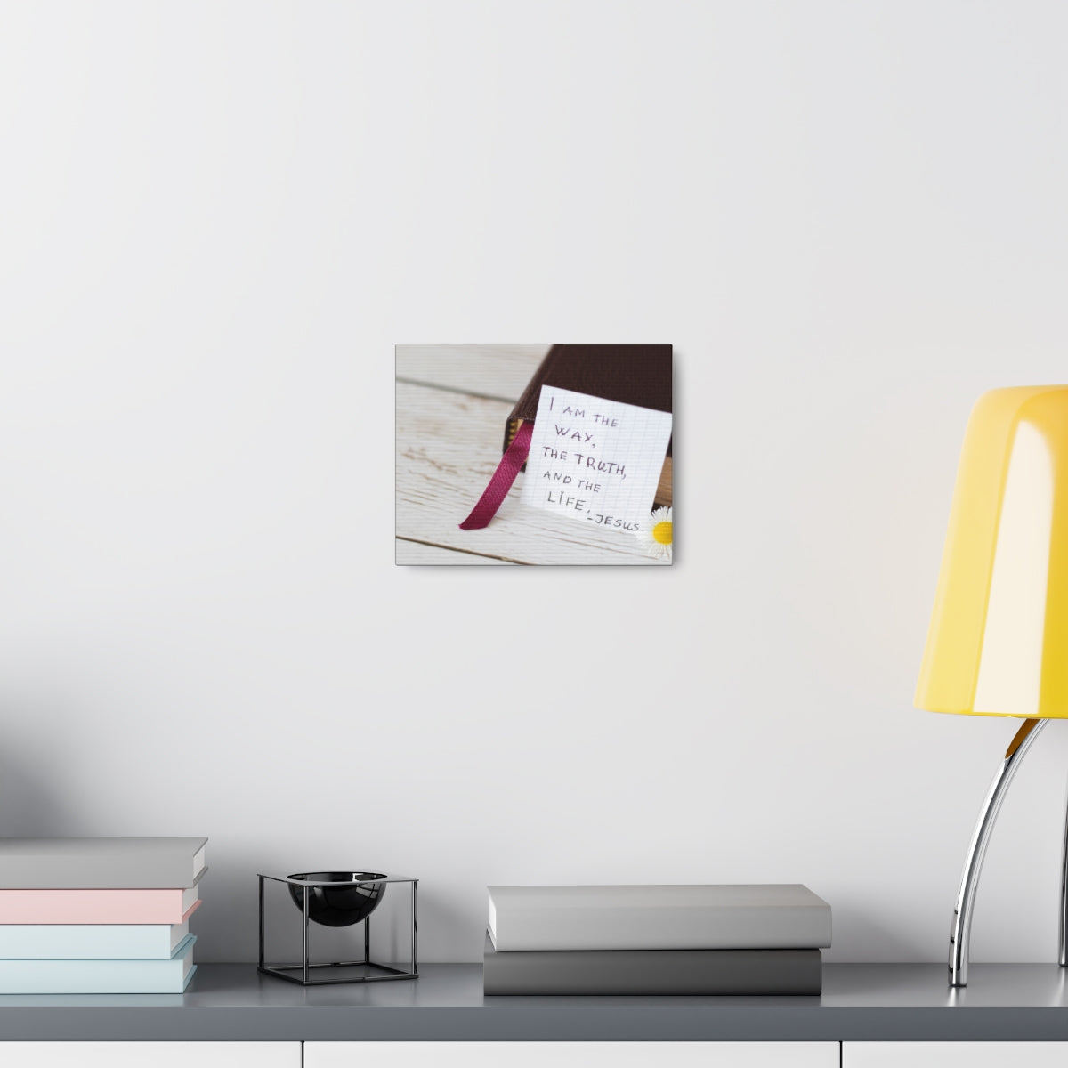 Scripture Walls I Am The Way John 14:6 Christian Wall Art Bible Verse Print Ready to Hang Unframed-Express Your Love Gifts