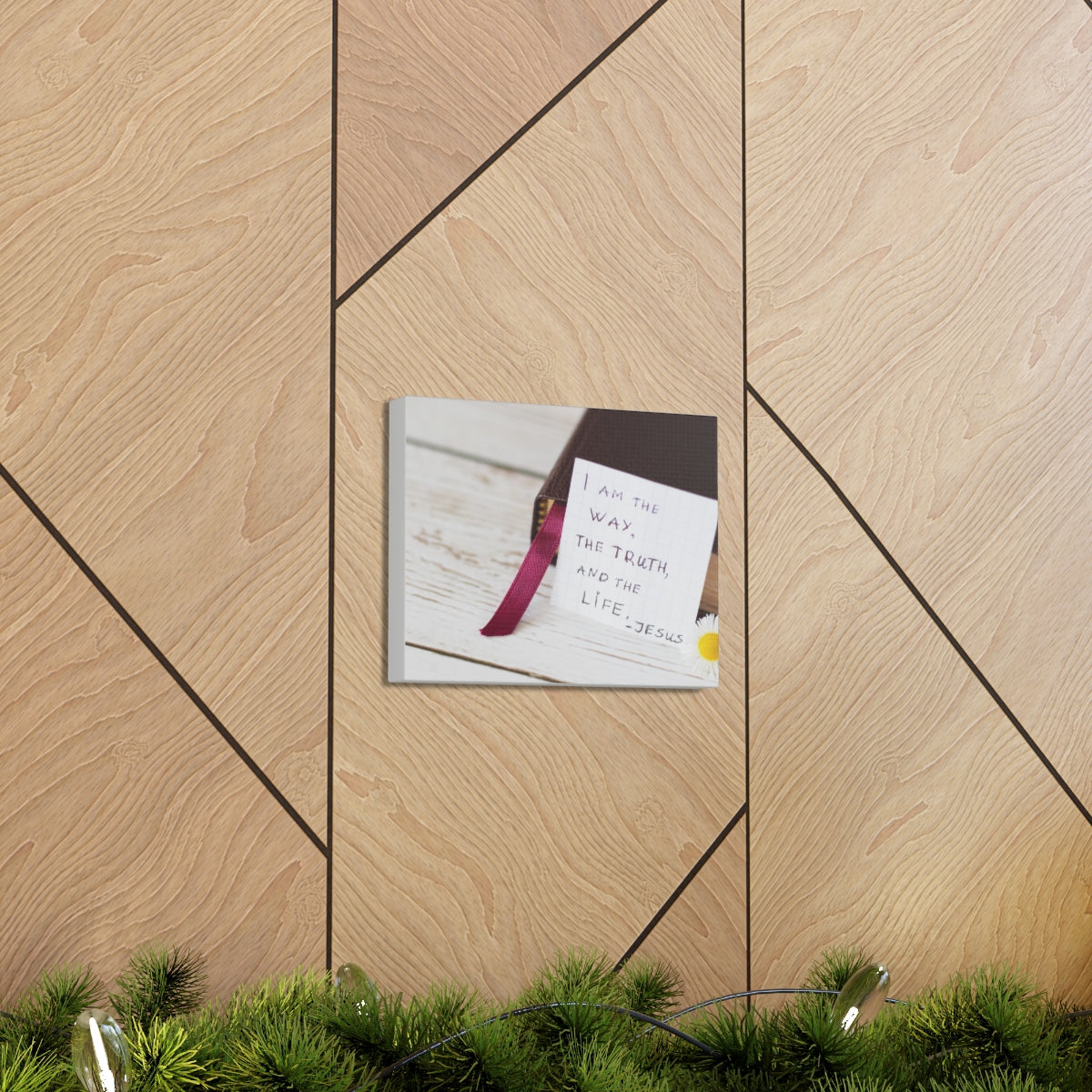 Scripture Walls I Am The Way John 14:6 Christian Wall Art Bible Verse Print Ready to Hang Unframed-Express Your Love Gifts