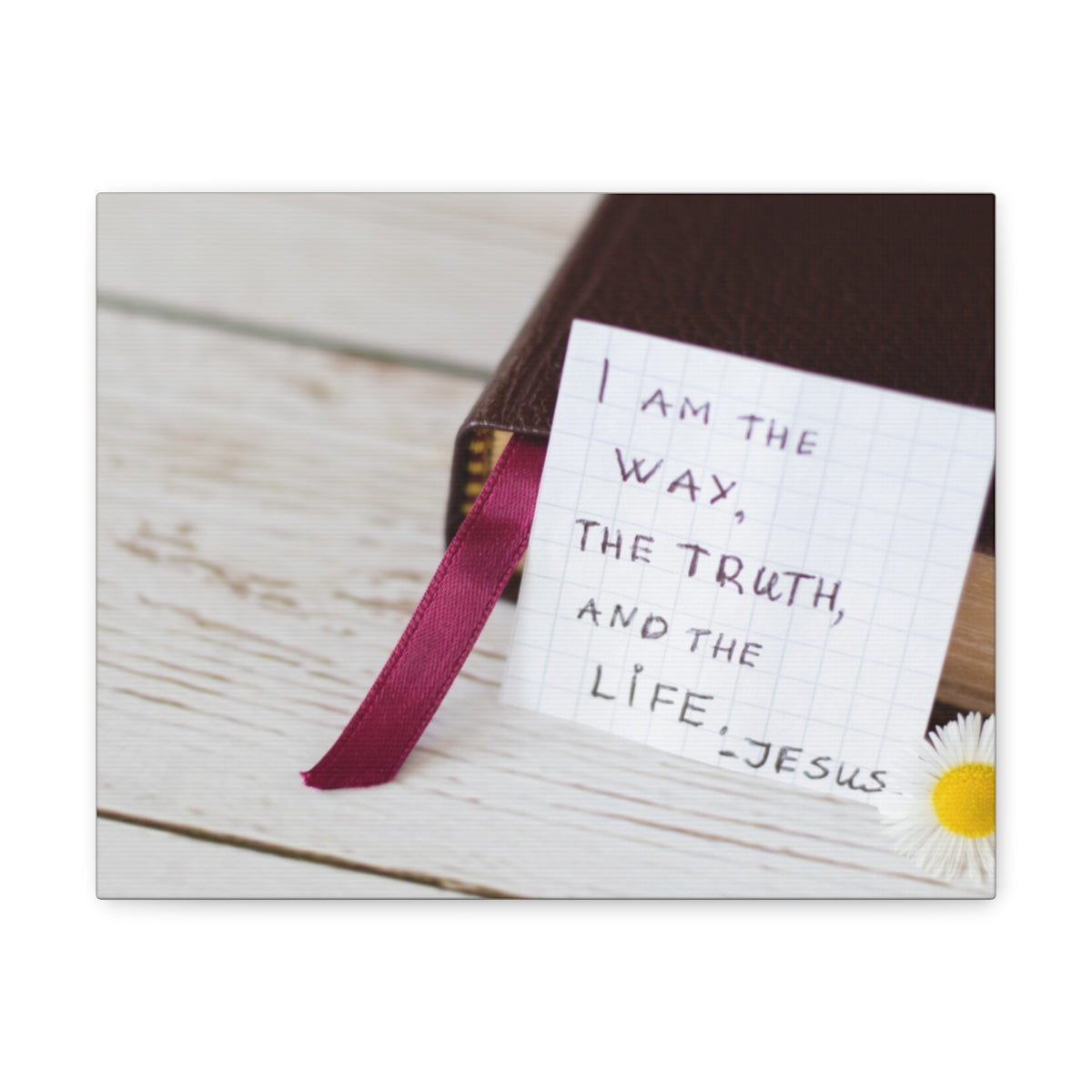 Scripture Walls I Am The Way John 14:6 Christian Wall Art Bible Verse Print Ready to Hang Unframed-Express Your Love Gifts