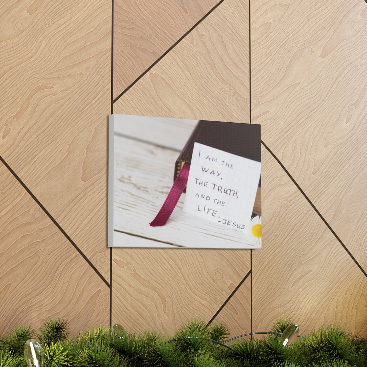 Scripture Walls I Am The Way John 14:6 Christian Wall Art Bible Verse Print Ready to Hang Unframed-Express Your Love Gifts