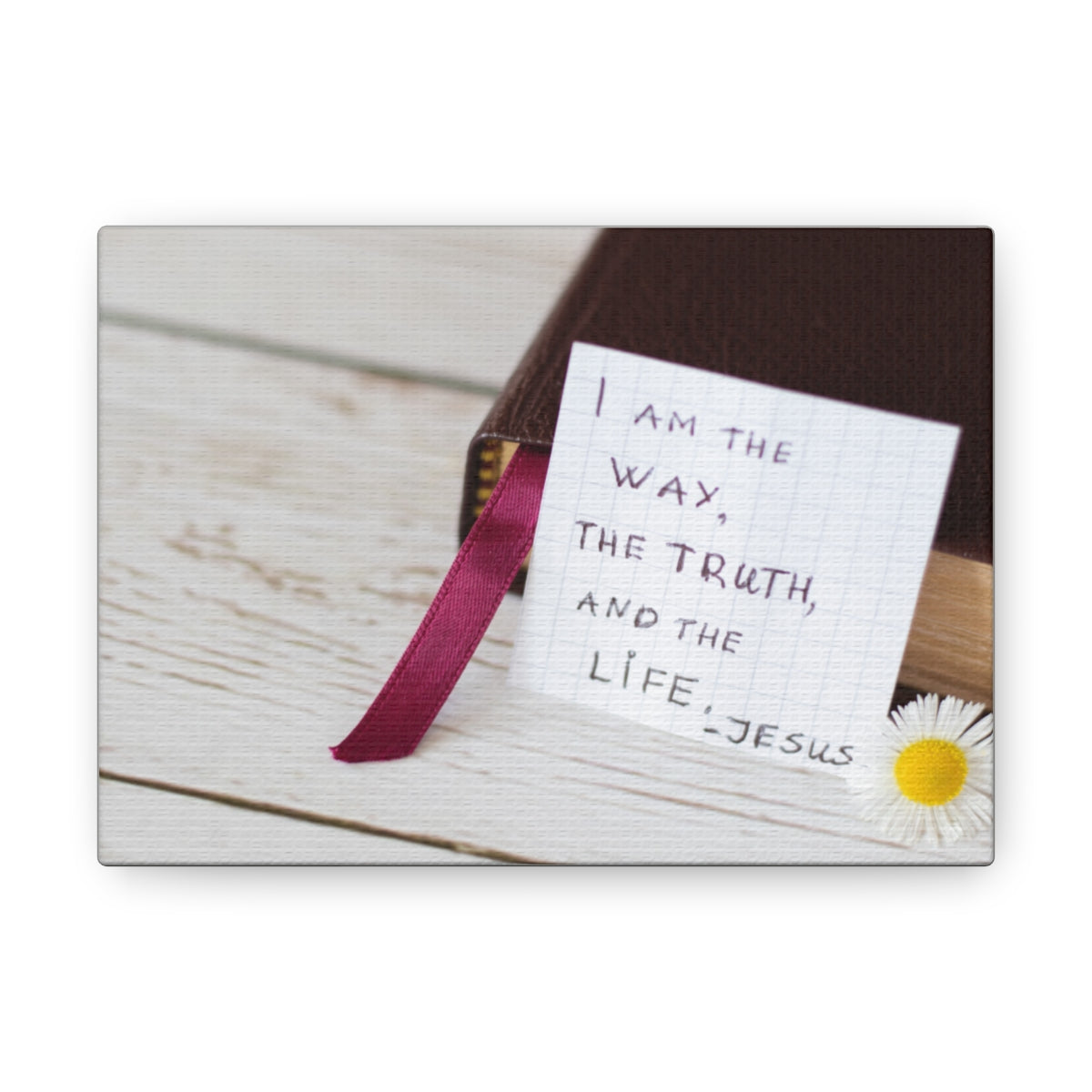 Scripture Walls I Am The Way John 14:6 Christian Wall Art Bible Verse Print Ready to Hang Unframed-Express Your Love Gifts