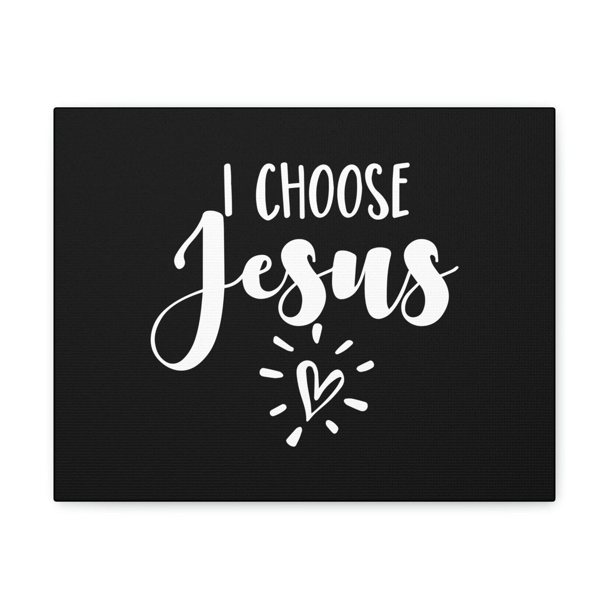 Scripture Walls I Choose Jesus 1 Timothy 2:5 Heart Christian Wall Art Bible Verse Print Ready to Hang Unframed-Express Your Love Gifts