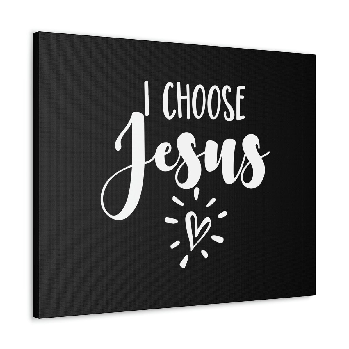 Scripture Walls I Choose Jesus 1 Timothy 2:5 Heart Christian Wall Art Bible Verse Print Ready to Hang Unframed-Express Your Love Gifts