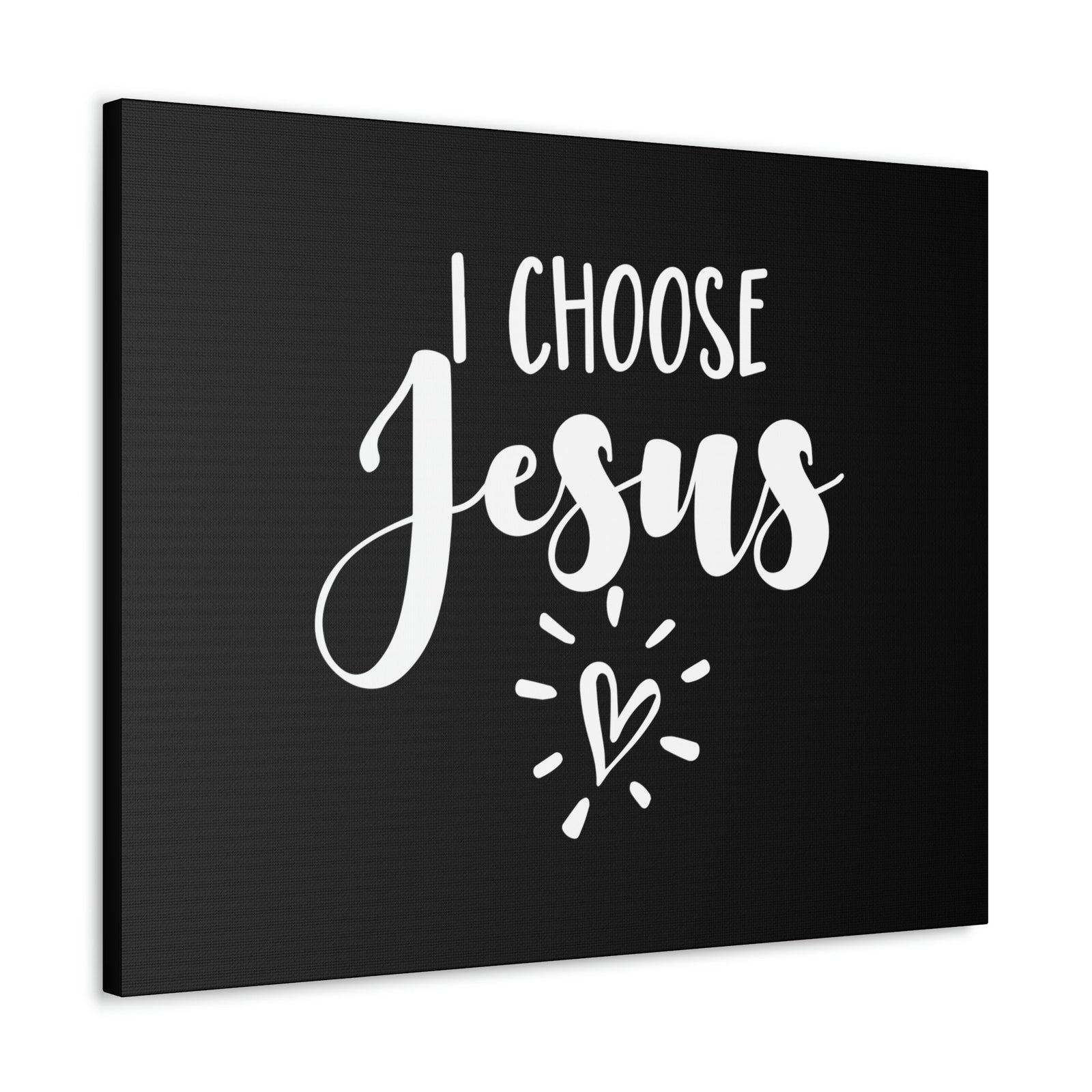 Scripture Walls I Choose Jesus 1 Timothy 2:5 Heart Christian Wall Art Bible Verse Print Ready to Hang Unframed-Express Your Love Gifts