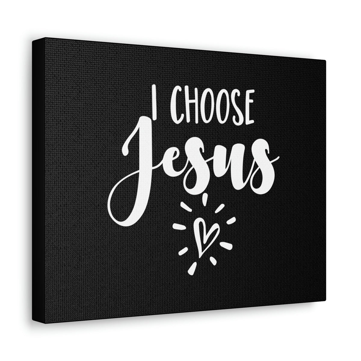 Scripture Walls I Choose Jesus 1 Timothy 2:5 Heart Christian Wall Art Bible Verse Print Ready to Hang Unframed-Express Your Love Gifts