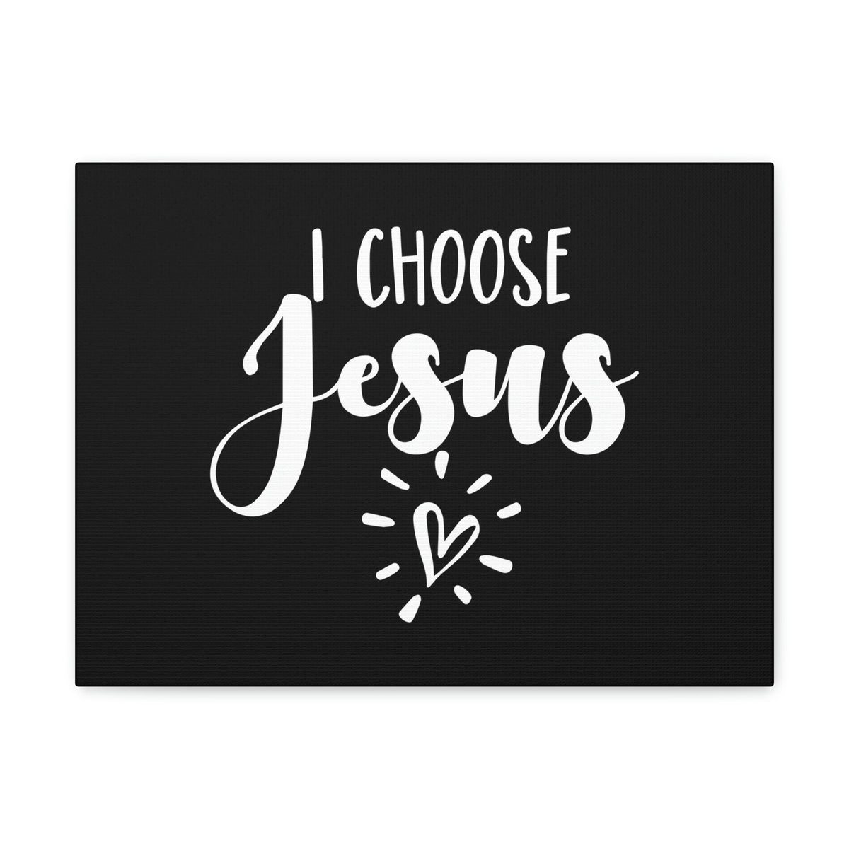 Scripture Walls I Choose Jesus 1 Timothy 2:5 Heart Christian Wall Art Bible Verse Print Ready to Hang Unframed-Express Your Love Gifts