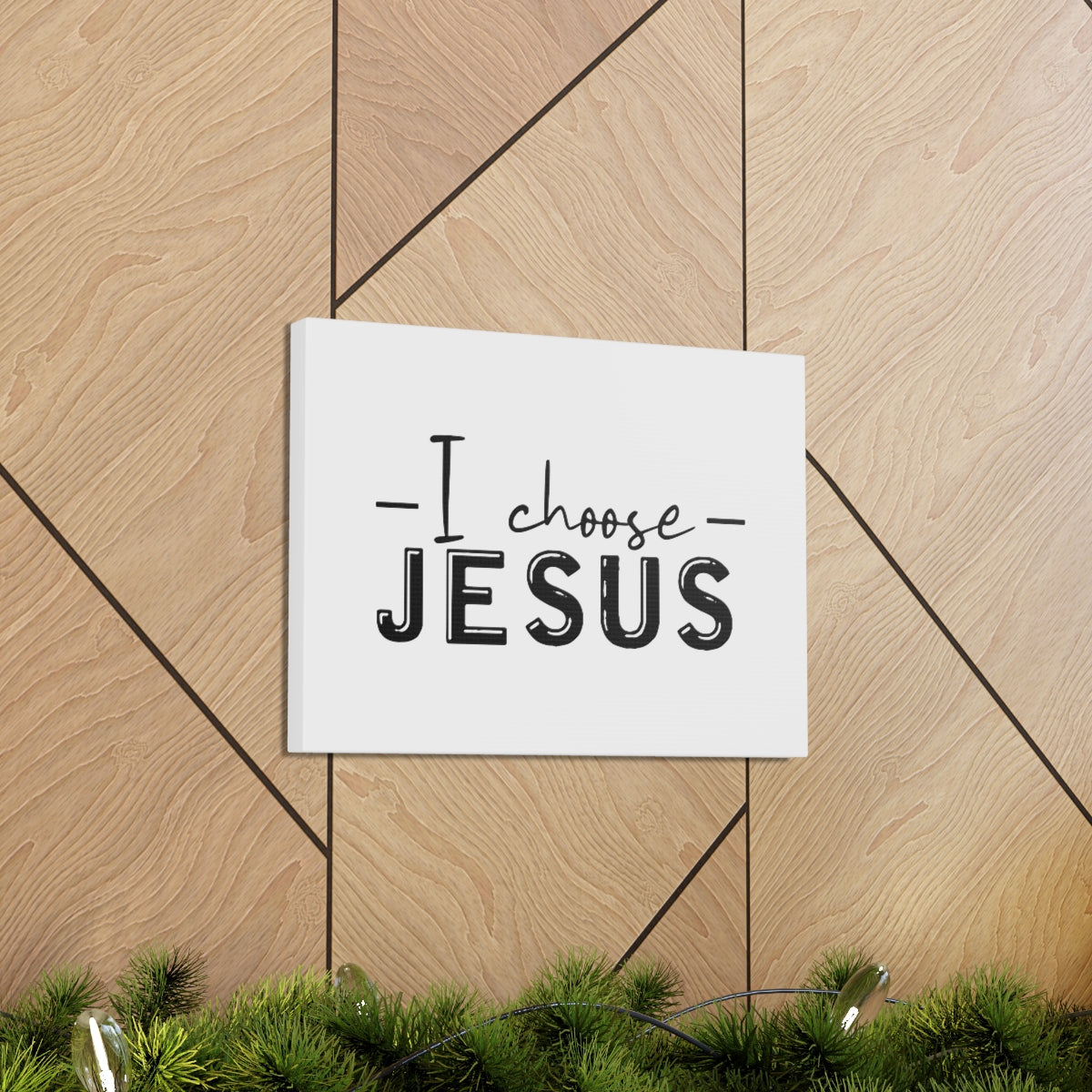 Scripture Walls I Choose Jesus Titus 1:1 Christian Wall Art Bible Verse Print Ready to Hang Unframed-Express Your Love Gifts