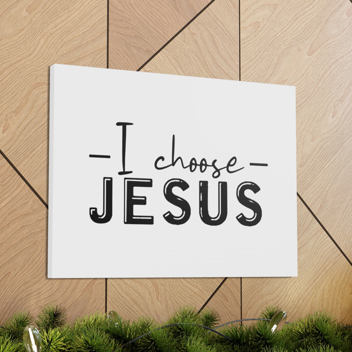 Scripture Walls I Choose Jesus Titus 1:1 Christian Wall Art Bible Verse Print Ready to Hang Unframed-Express Your Love Gifts
