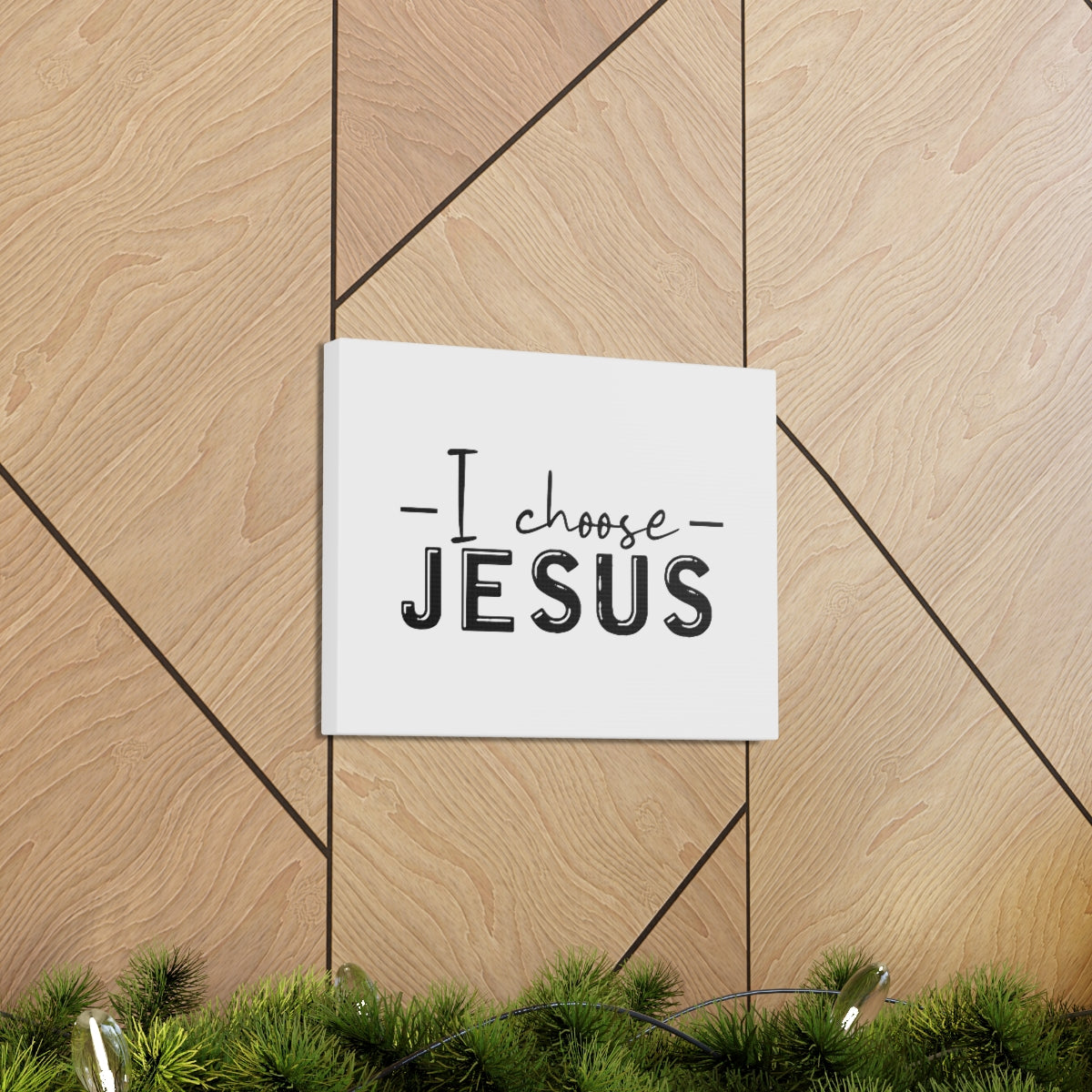 Scripture Walls I Choose Jesus Titus 1:1 Christian Wall Art Bible Verse Print Ready to Hang Unframed-Express Your Love Gifts