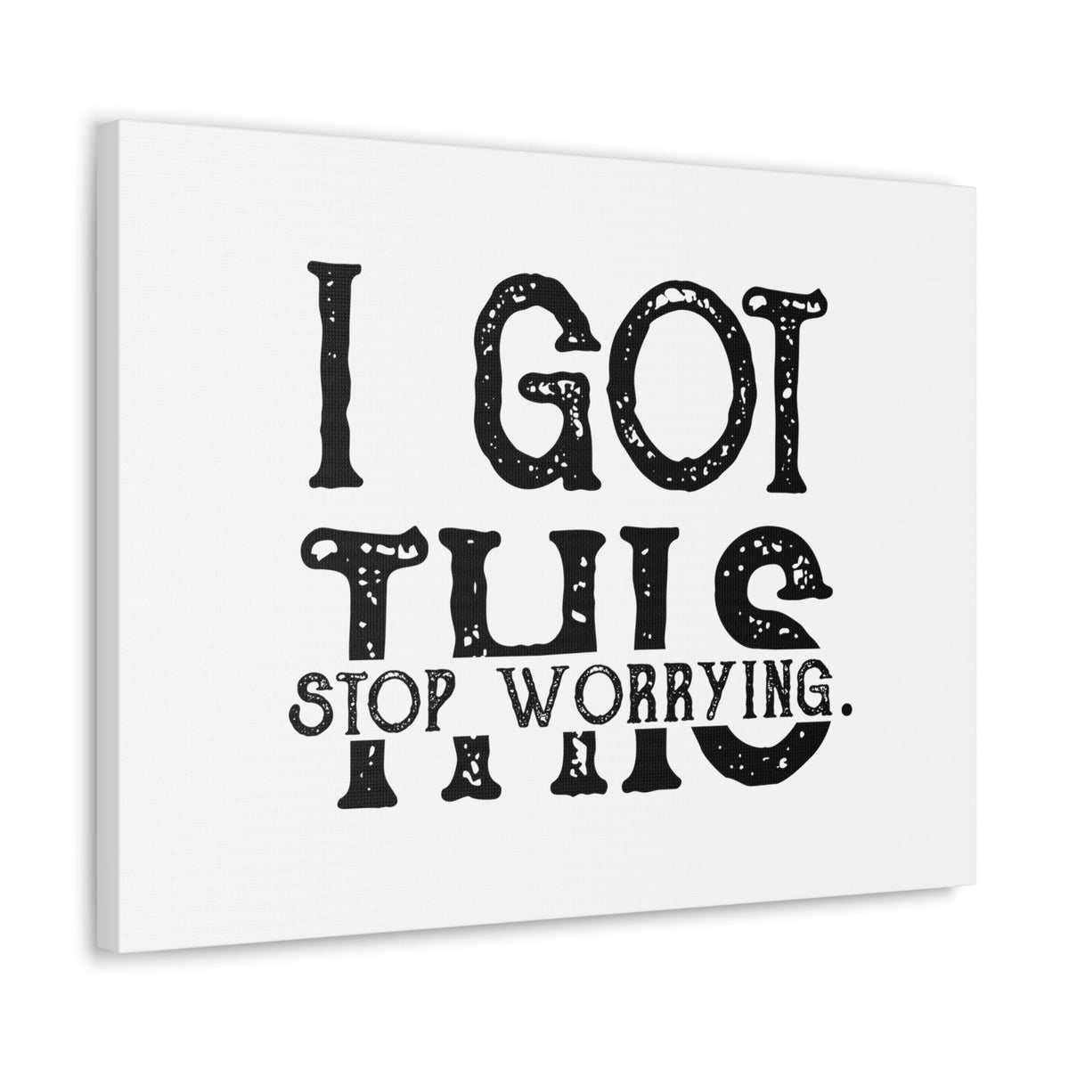 Scripture Walls I Got This, Stop Worrying 1 Peter 5:7 Christian Wall Art Bible Verse Print Ready to Hang Unframed-Express Your Love Gifts