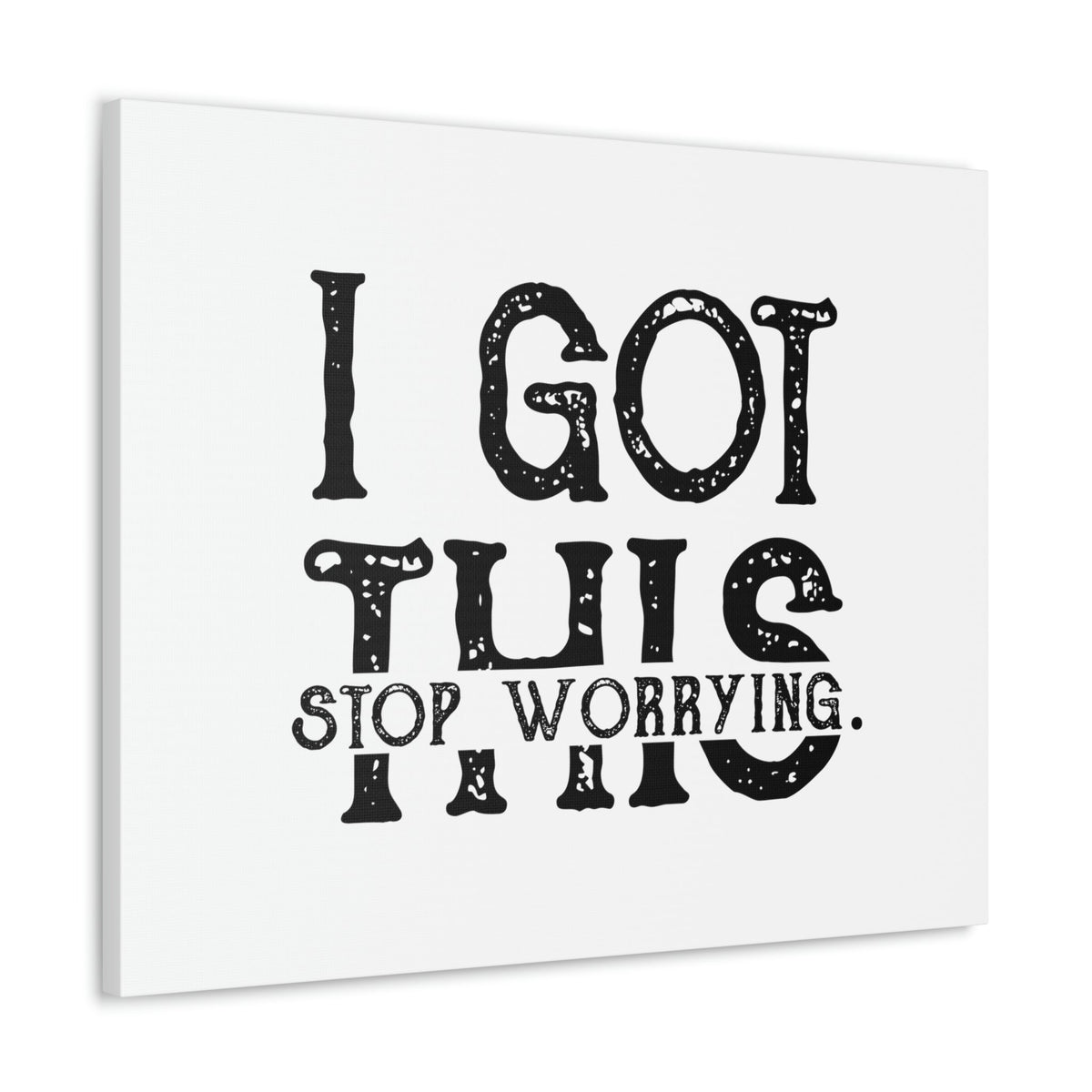 Scripture Walls I Got This, Stop Worrying 1 Peter 5:7 Christian Wall Art Bible Verse Print Ready to Hang Unframed-Express Your Love Gifts