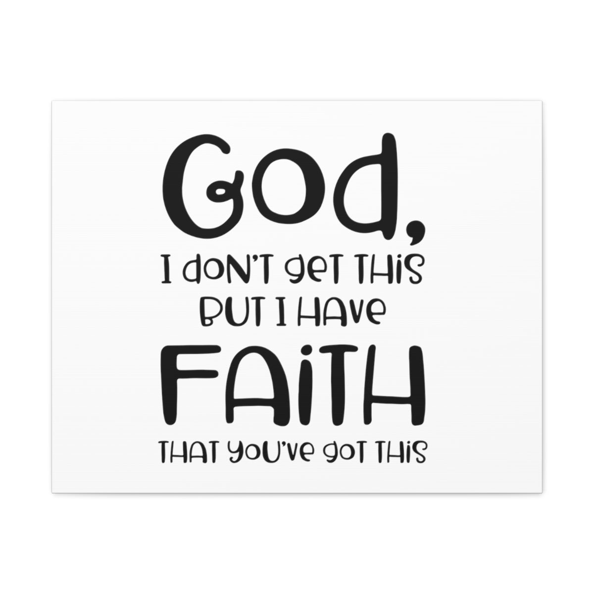 Scripture Walls I Have Faith Philippians 1:6 Christian Wall Art Print Ready to Hang Unframed-Express Your Love Gifts