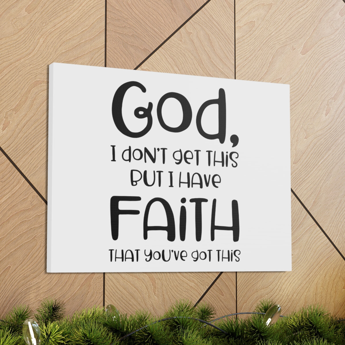 Scripture Walls I Have Faith Philippians 1:6 Christian Wall Art Print Ready to Hang Unframed-Express Your Love Gifts