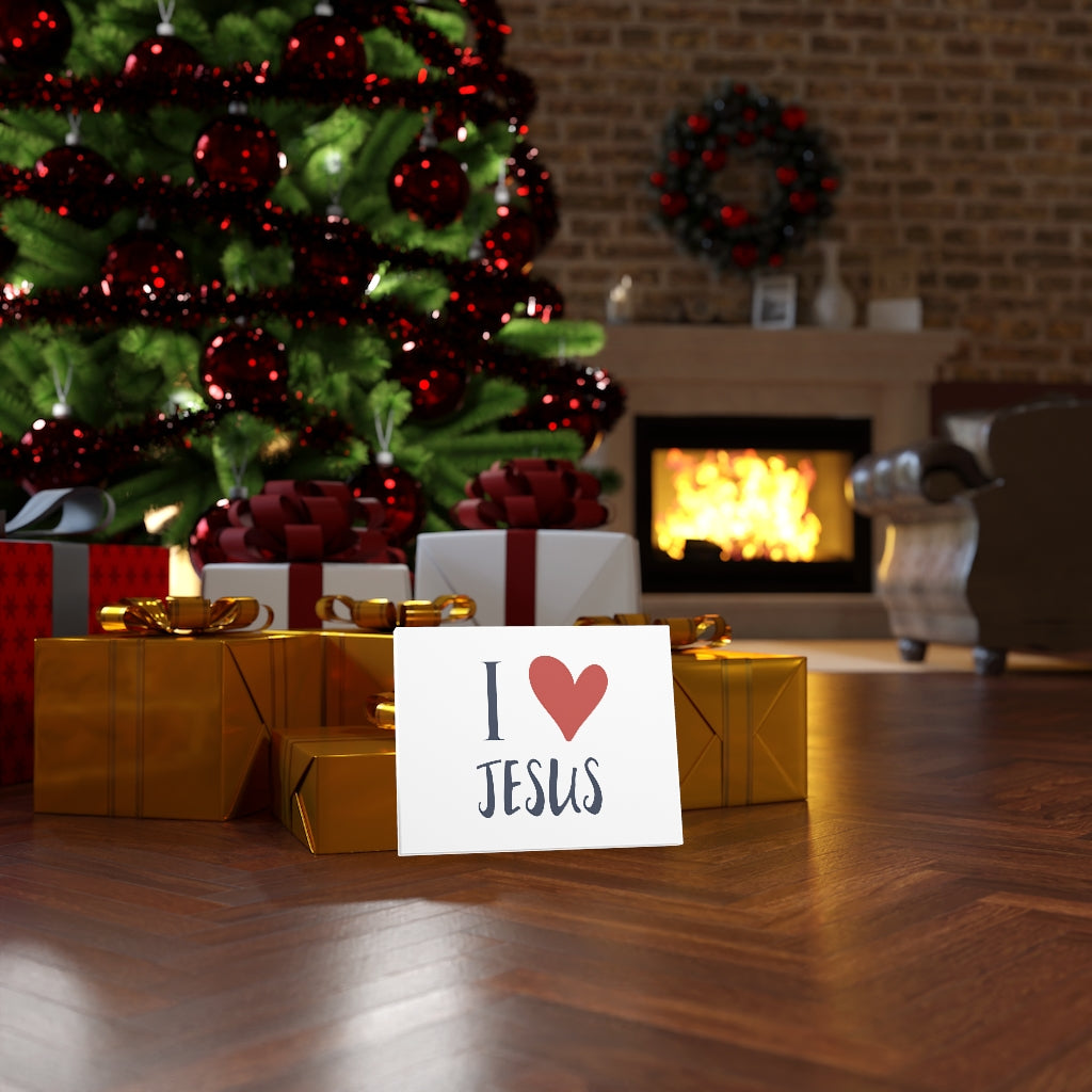 Scripture Walls I Heart Jesus Bible Verse Canvas Christian Wall Art Ready to Hang Unframed-Express Your Love Gifts