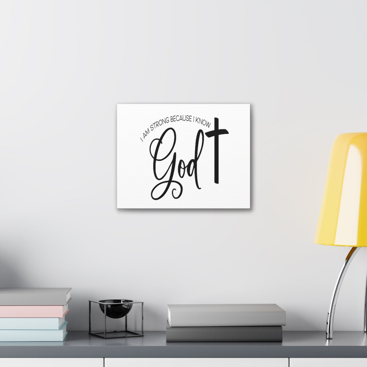 Scripture Walls I Know God Joshua 1:9 Christian Wall Art Print Ready to Hang Unframed-Express Your Love Gifts
