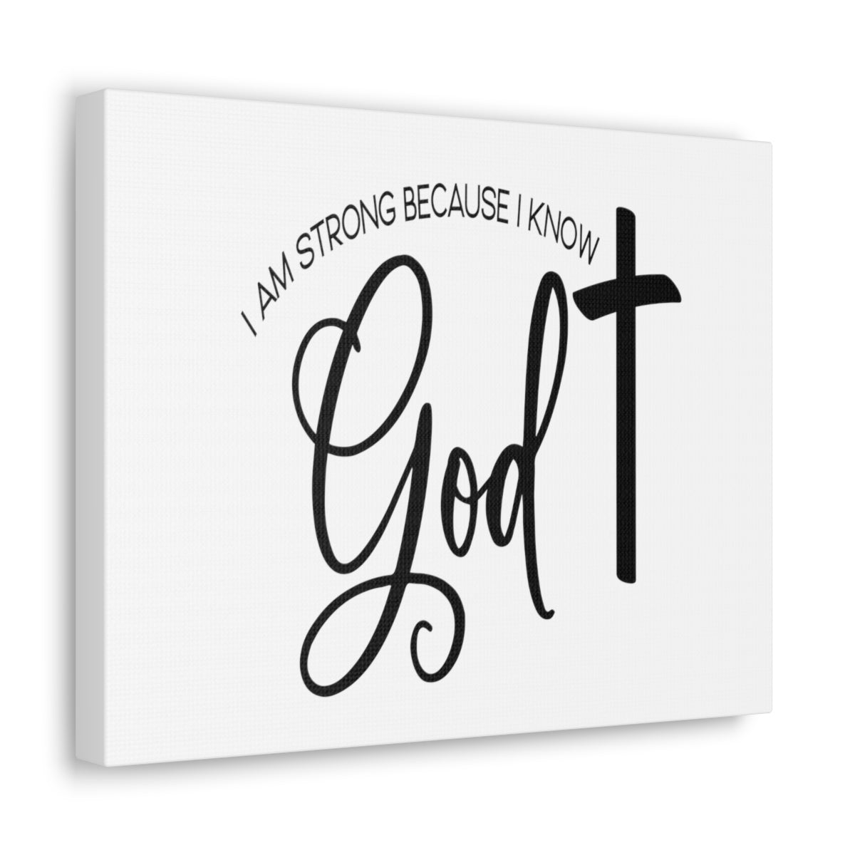 Scripture Walls I Know God Joshua 1:9 Christian Wall Art Print Ready to Hang Unframed-Express Your Love Gifts