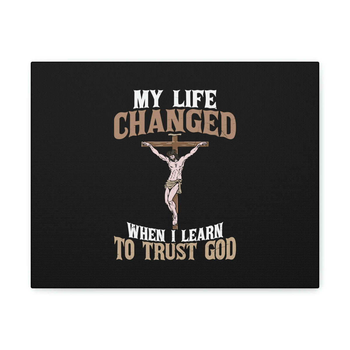 Scripture Walls I Learn To Trust Cross Proverbs 3:5 Christian Wall Art Bible Verse Print Ready to Hang Unframed-Express Your Love Gifts