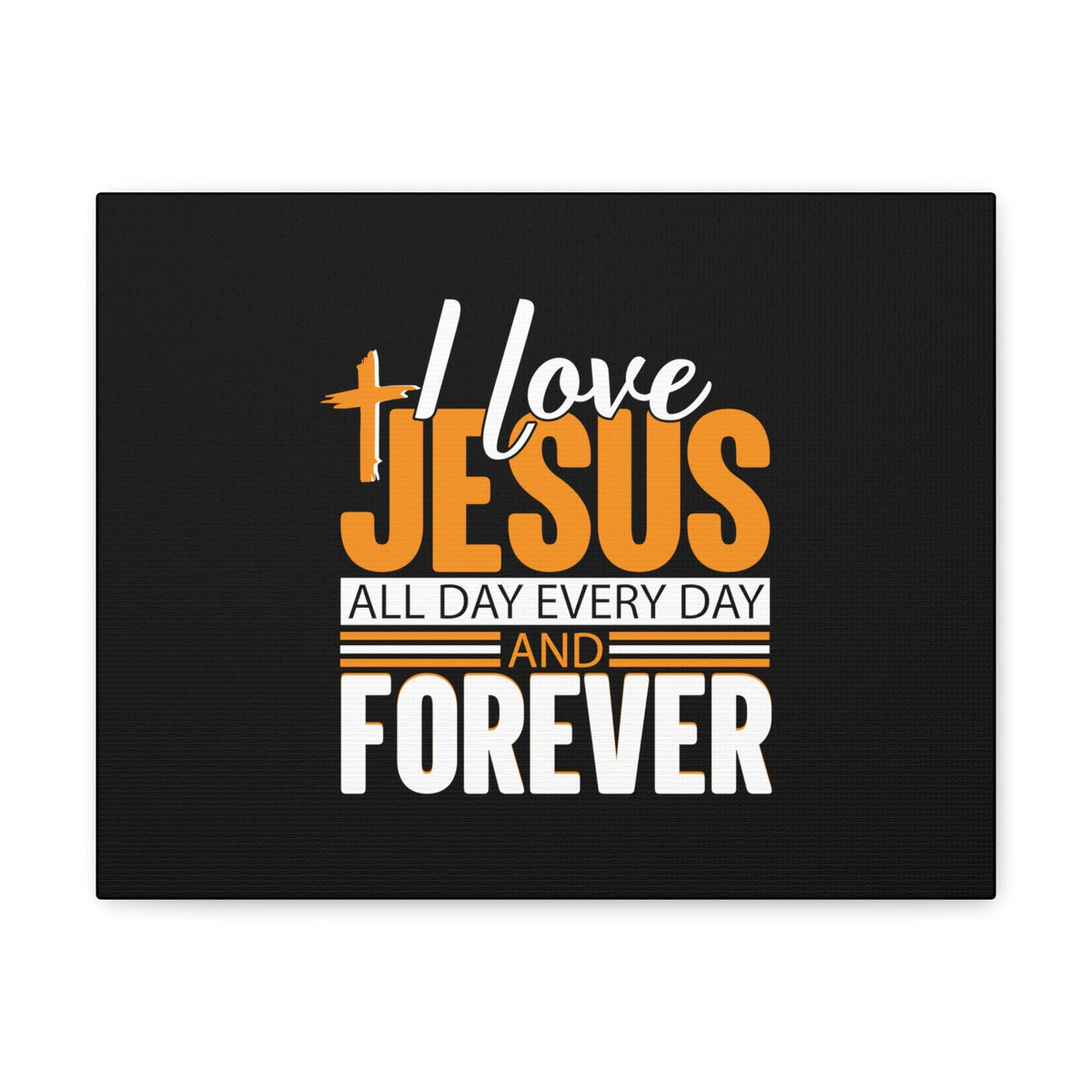 Scripture Walls I Love Jesus All Day Everyday Galatians 2:20 Christian Wall Art Bible Verse Print Ready to Hang Unframed-Express Your Love Gifts