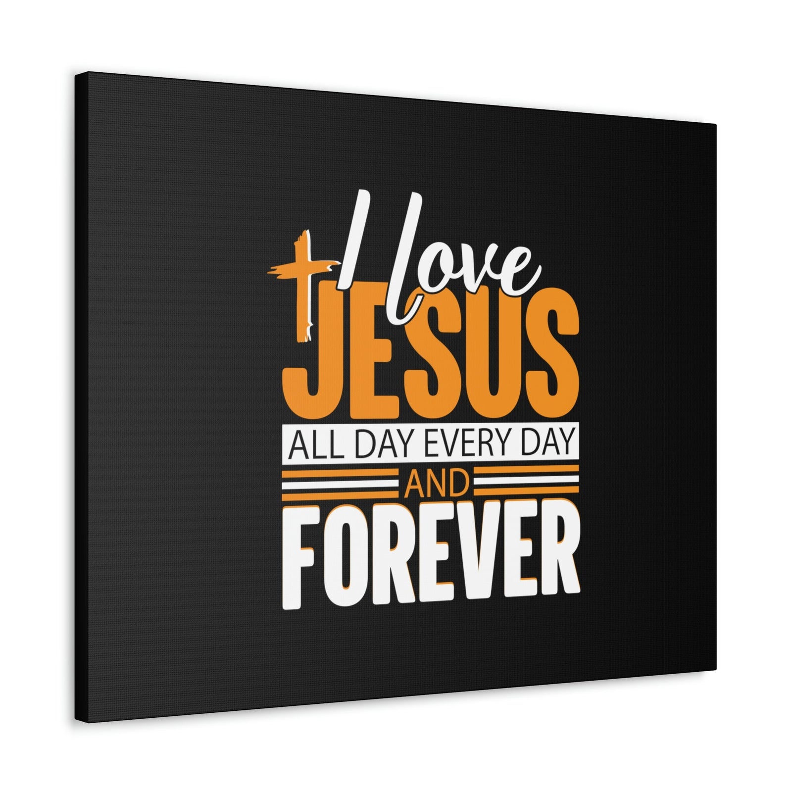 Scripture Walls I Love Jesus All Day Everyday Galatians 2:20 Christian Wall Art Bible Verse Print Ready to Hang Unframed-Express Your Love Gifts