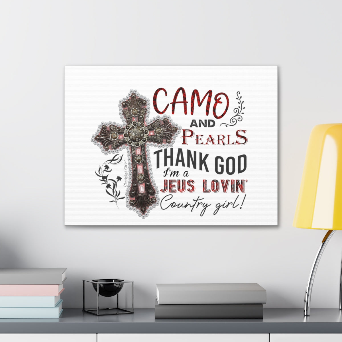 Scripture Walls I'm A Jesus Lovin John 15:9 Cross Christian Wall Art Bible Verse Print Ready to Hang Unframed-Express Your Love Gifts