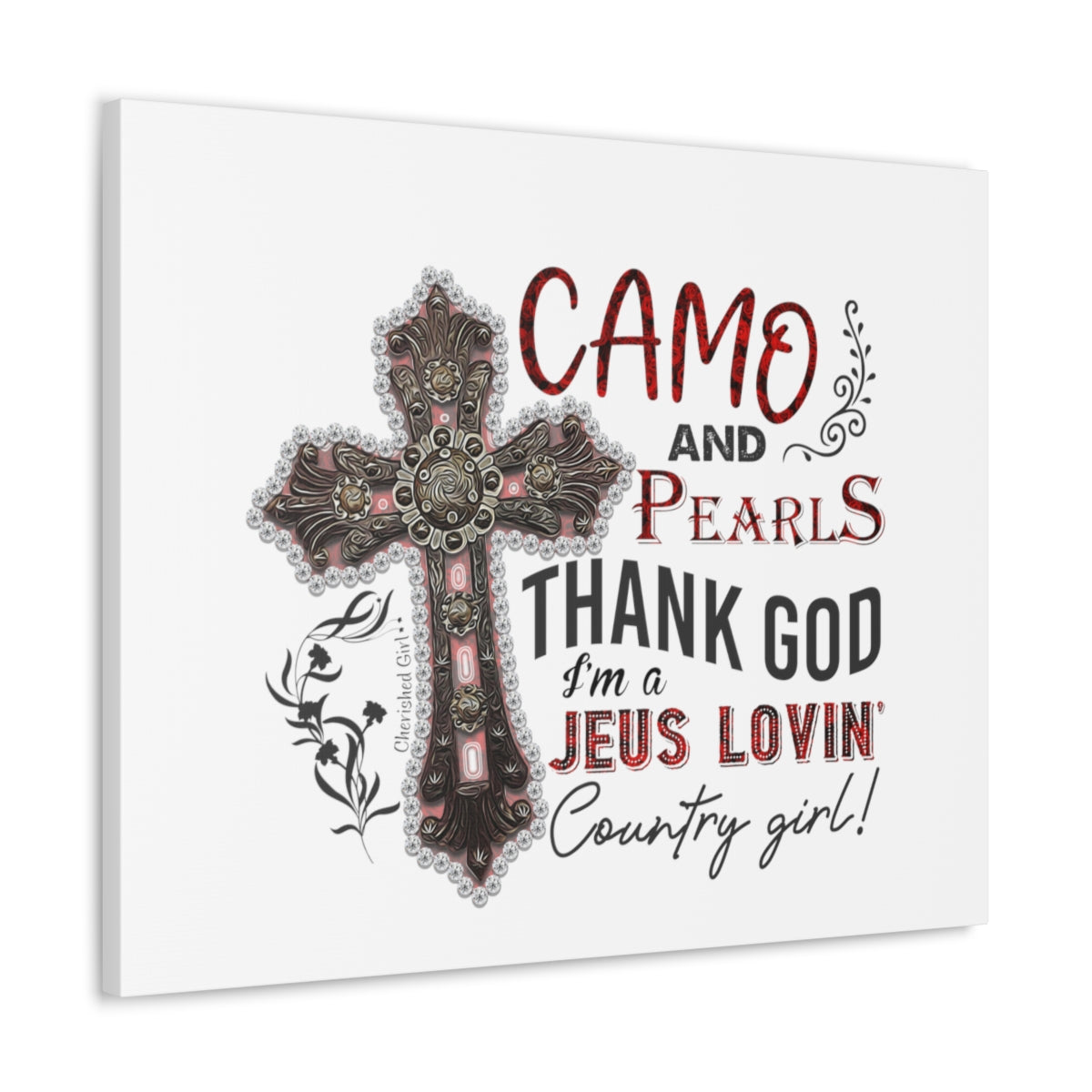 Scripture Walls I'm A Jesus Lovin John 15:9 Cross Christian Wall Art Bible Verse Print Ready to Hang Unframed-Express Your Love Gifts